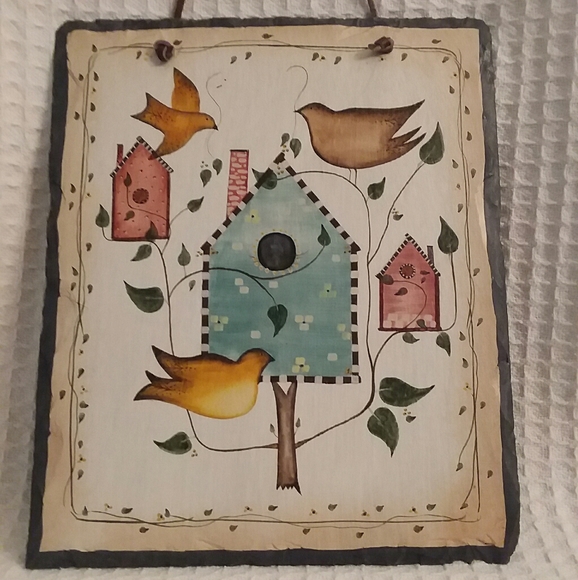 Evergreen Enterprises Slate Birdhouse Plaque - Picture 2 of 5
